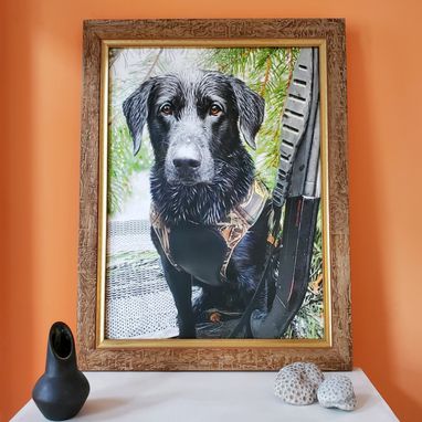 Custom Made Custom Pet Portrait Painting On Canvas Or Watercolor Paper