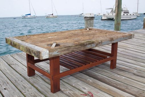 Custom Made Mahogany Base For Coffee Table