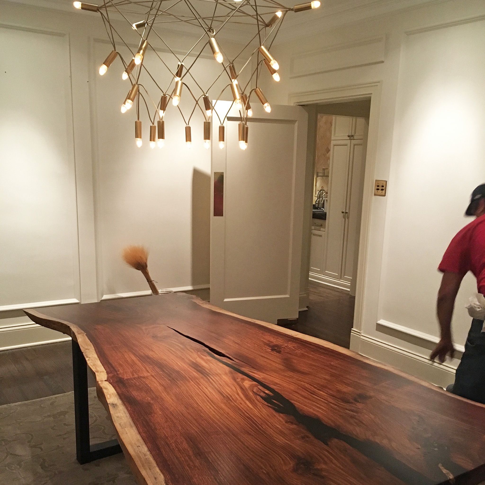 Custom Made Solid Rosewood Live Edge Dining Table Rosewood Table