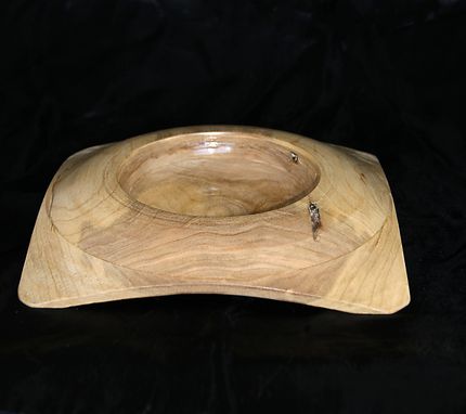 Custom Made Square Bowl In Cherry
