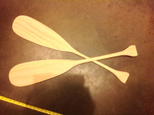 Custom Made Hand Carved Decorative Canoe Paddles