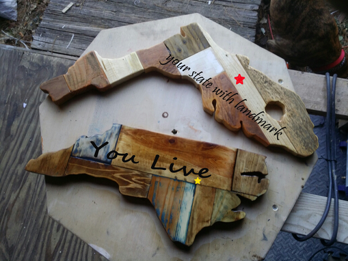 Custom Made State Shaped Cutting Boards And Signs From $35