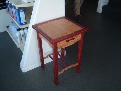 Custom Made Award Winning Greene & Greene Gone Wild Nightstand