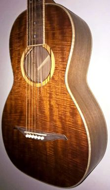 Custom Made Hawkins Parlor Guitar Based On A 1904 Martin Parlor Guitar