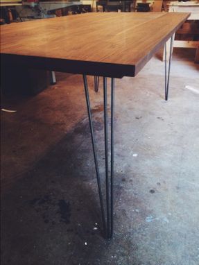 Custom Made Hairpin Style Dining Table