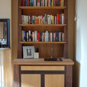 Franklin Nunez Nr Wood Design Brooklyn Ny Custom Bookshelves By