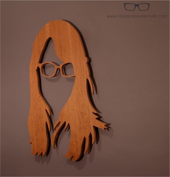 Handmade It's You Custom Plywood Wall Art by Foureyes