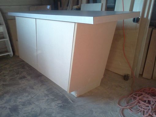 Custom Made Slanted Cabinet By:Comanche Cabinets