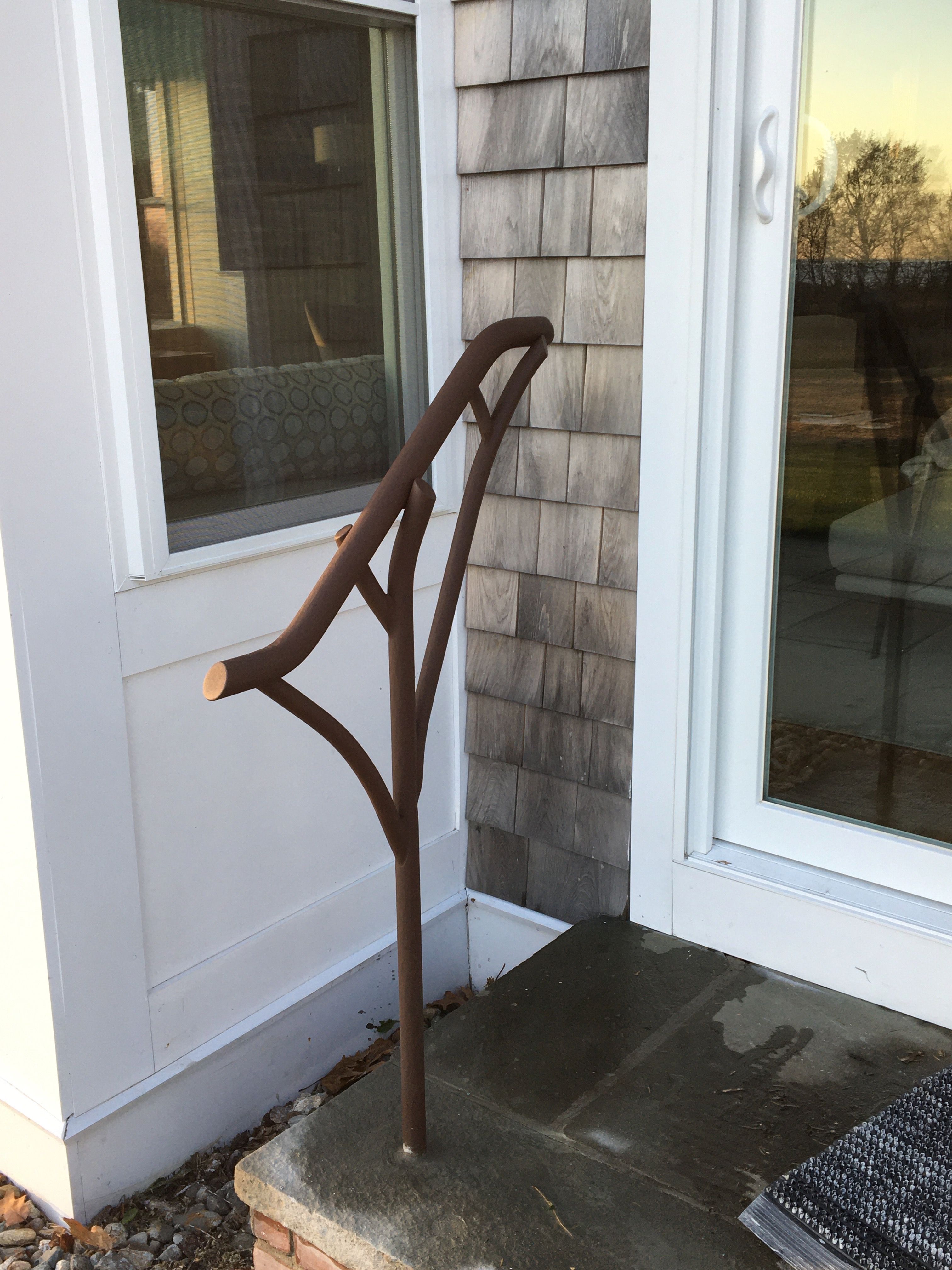 Custom Made Tree Branch Outdoor Railing by Iron Mountain