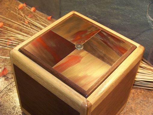 Custom Made Wood Cremation Urn