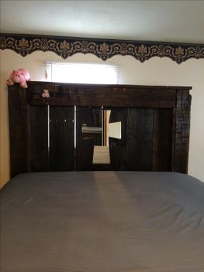 Custom Made Reclaimed King Size Wooden Bed