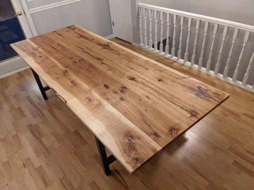 Custom Made Customizable Hidden Leaf Dining Room Extention Table With Hardwood Top (Optional Bench(S))
