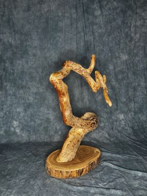 Custom Made Twisted Pine Taxidermy Pedestal