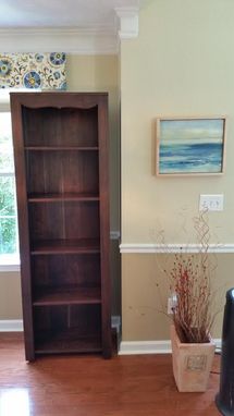 Custom Made Walnut Shelving