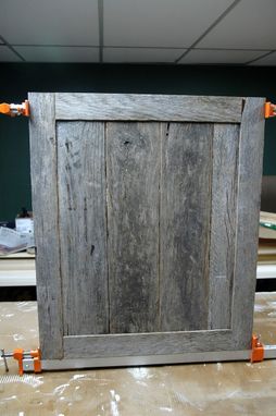 Custom Made Reclaimed Oak Wood Desk