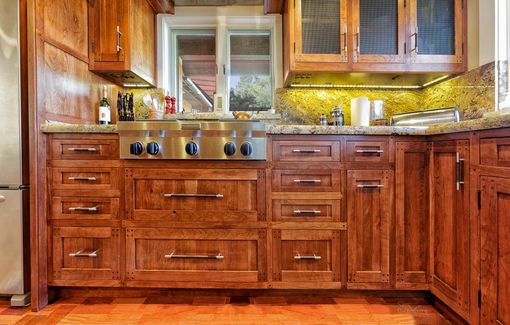 Custom Made Cherry Kitchen Cabinetry