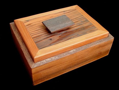 Custom Made Vintage Redwood Box