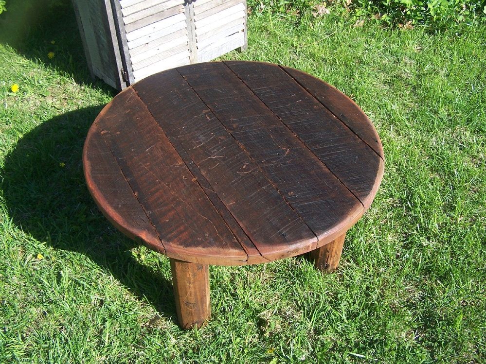 Buy Hand Crafted Outdoor Rustic Coffee Table Made From Reclaimed