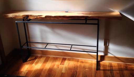 Custom Made Table Base For A Wood Slab