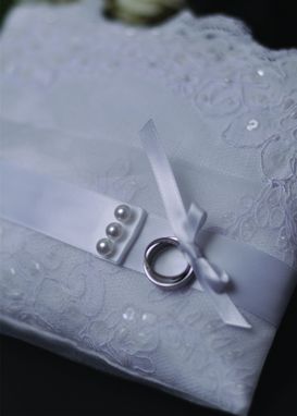 Custom Made Amore 8"X 10" Wedding Ring Bearer Pillow