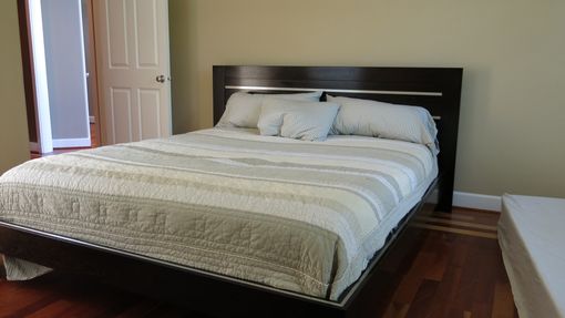 Custom Made Wenge Platform Bed