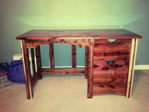 Custom Made Cedar Desk