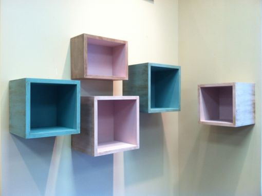 Custom Made Floating Box Shelves