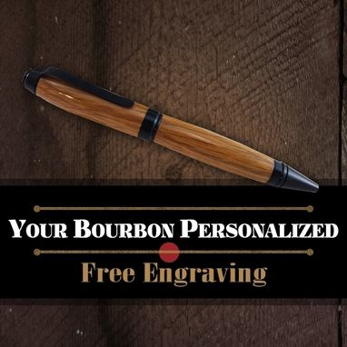 Custom Made Bourbon Whiskey Barrel Writing Pens