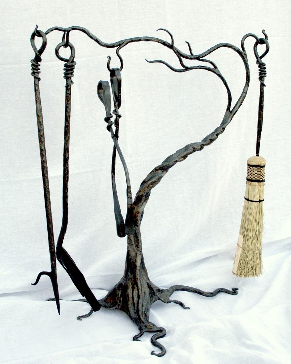 Handmade Fireplace Tool Sets by Earth Eagle Forge LLC  CustomMade.com