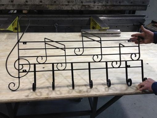 Custom Made Musical Note Coat Hanger