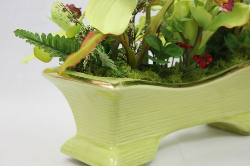 Custom Made Dining Table Centerpiece Silk Floral Arrangement, Tropical Coffee Table Decor, Island Tropics