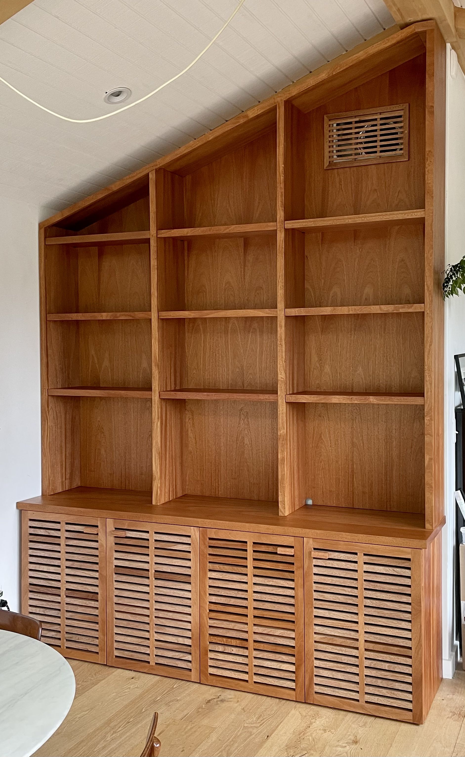 Handmade Bookshelves/ Credenza by Western Aim