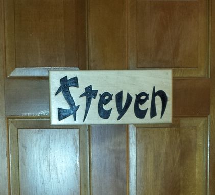 Custom Made Wood Sign