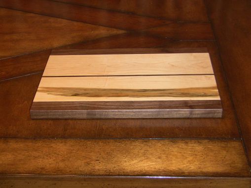 Custom Made Maple And Walnut Cutting Board