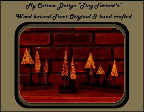 Custom Made Cabin Decor,Tiny Forrests, Tree Sculptures, Tree Art, Nature Art, Trees