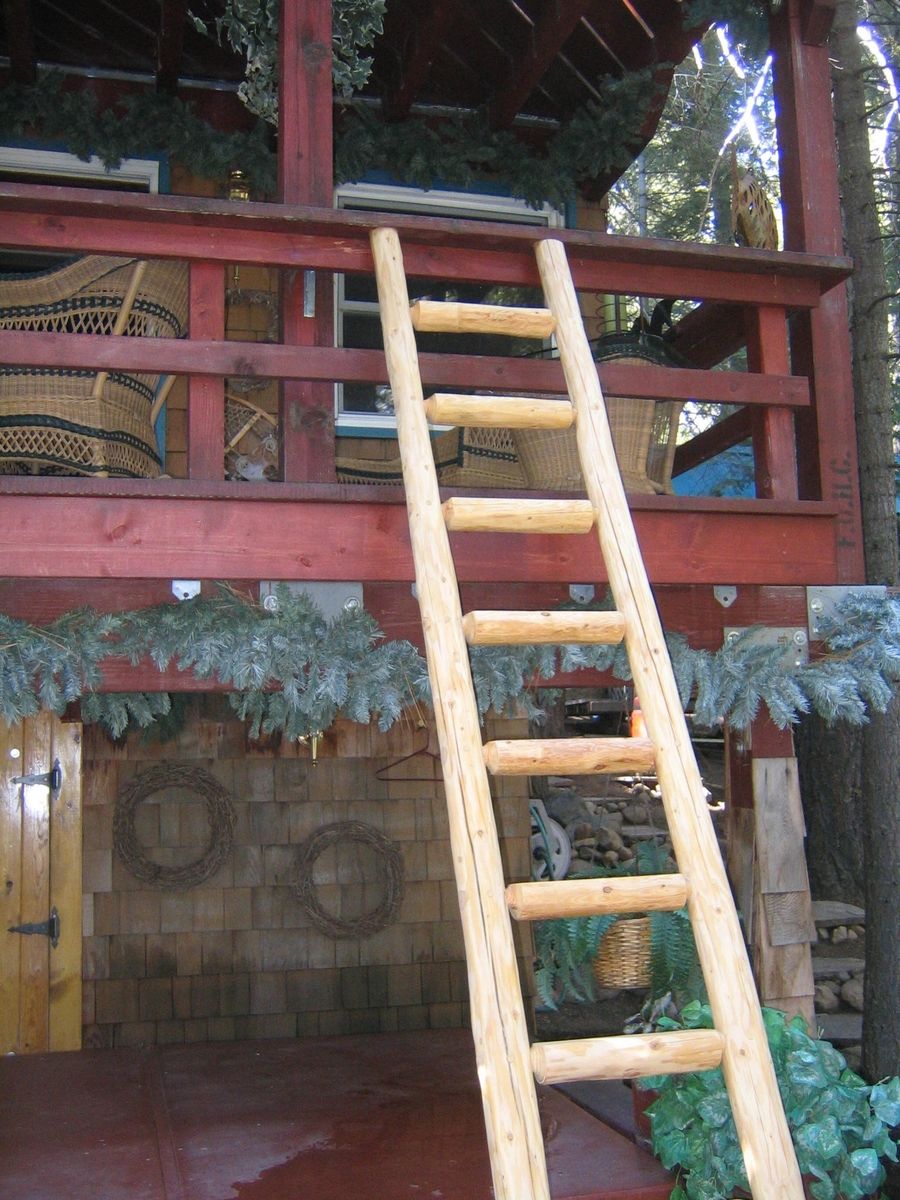 Custom Wood Ladder by Bearkat Wood
