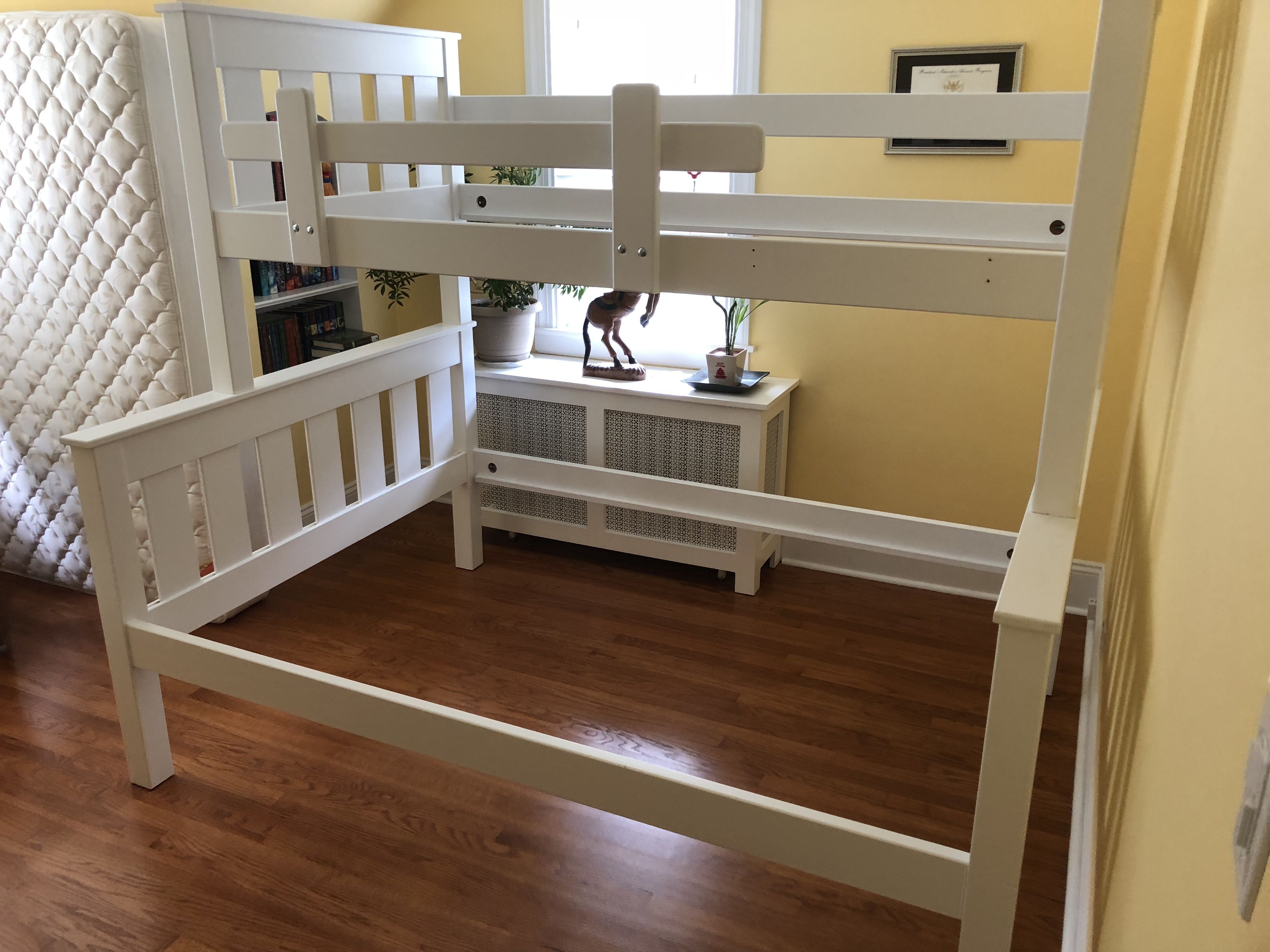 Custom Made Single Over Double Bunk Bed By Fox River Woodworking
