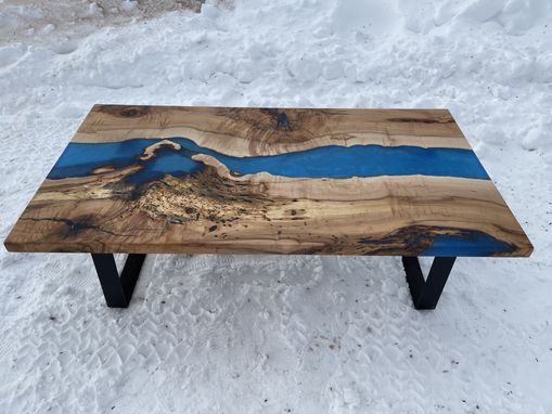 Custom Made Live Edge Maple River Table
