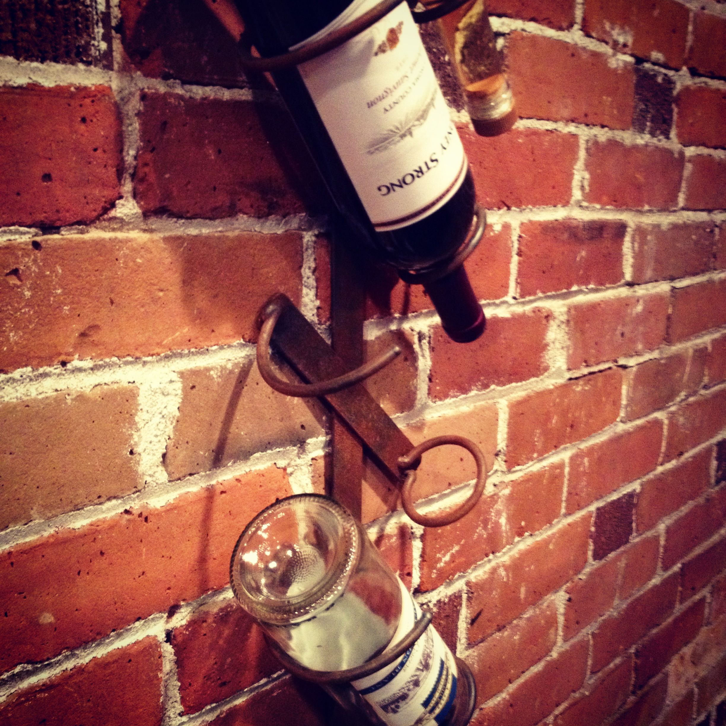 Buy Custom Made Steel Wine Rack, made to order from Edison Metalworks