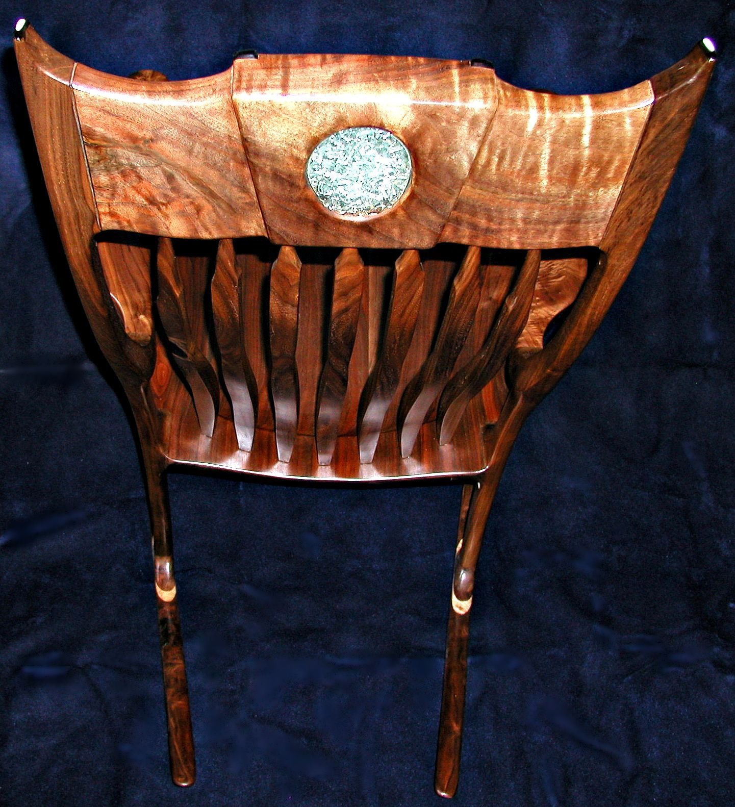 Custom Made 'Crown Jewel' Rocking Chair by Handmade Kappel Furnature