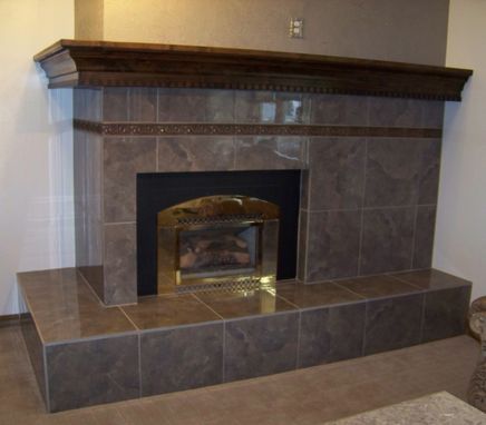 Custom Made Fireplace Mantle
