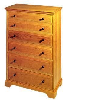Hand Made Classic Cherry Tall Dresser By Kevin Kopil Furniture