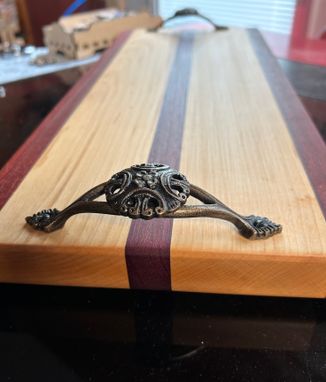 Custom Made Cutting Board Tray - Charcuterie Serving Tray