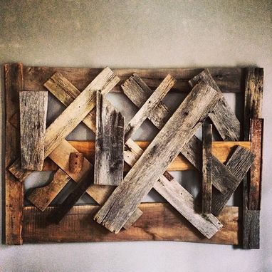 Custom Made Reclaimed Wood Wall Art