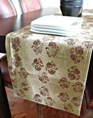 Custom Made Hand-Dyed & Block Printed Table Runners