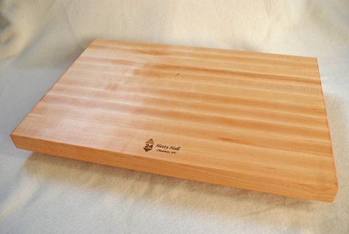 Custom Made Personalized Engraved Cutting Board | Maple Edge Grain