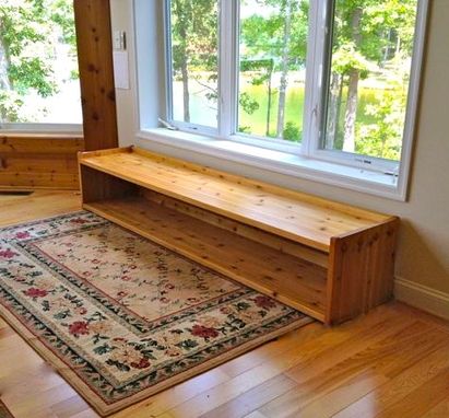 Custom Made Cedar Bench