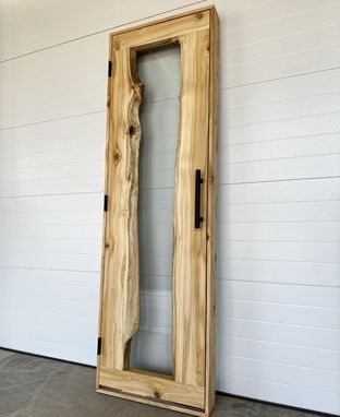 Custom Made Live Edge Sauna Door