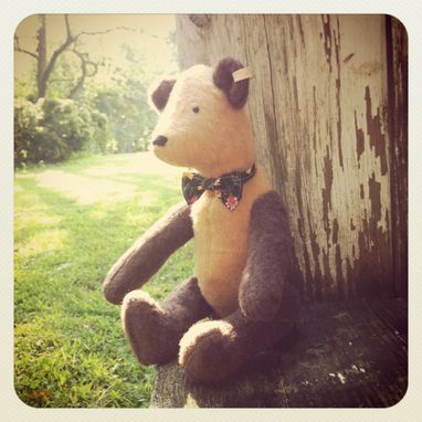 Custom Made Vintage Style Stuffed Bear