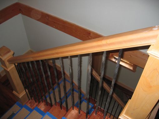 Custom Made Stair Railing  Balusters